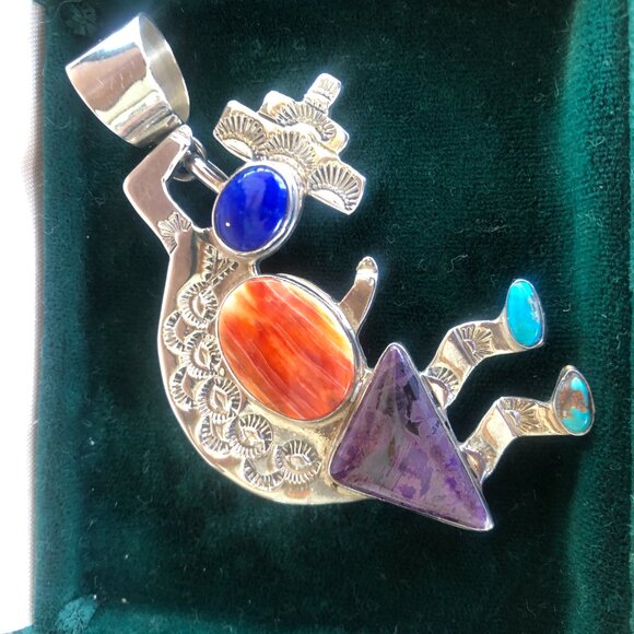 Kokopelli pendant/pin - Picture 5 of 12